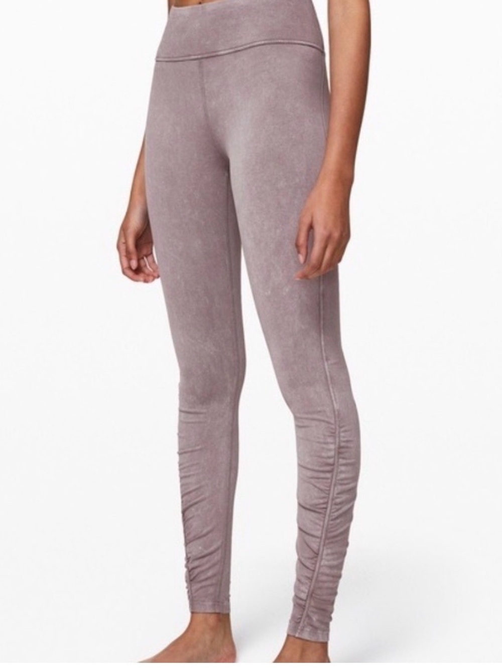 Lululemon Inner Glow Tight 28” High- Rise Washed Half Moon Color Size 4